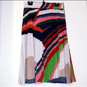Petite Studio Multicolor Pleated Skirt